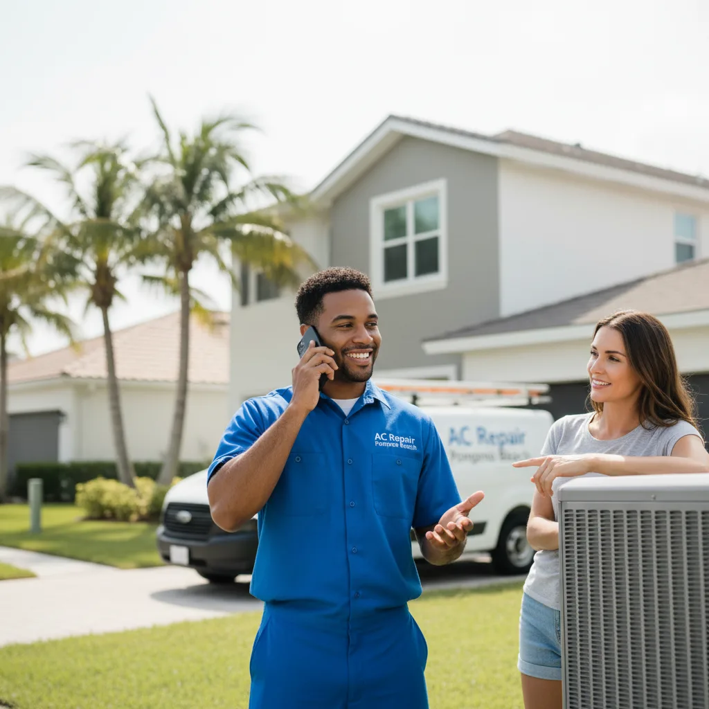 AC Repair Pompano Beach customer support in Ruskin